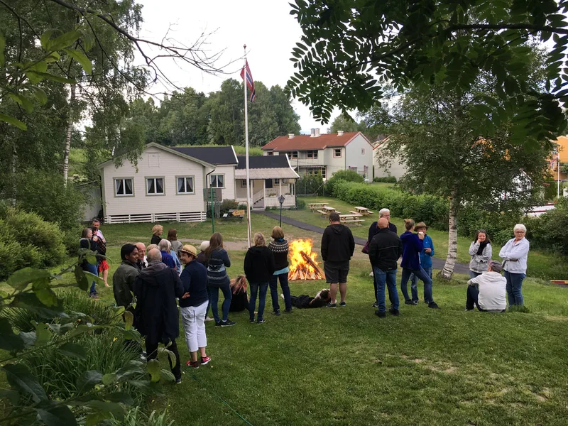 Stor deltagelse på årets St. Hans feiring :D